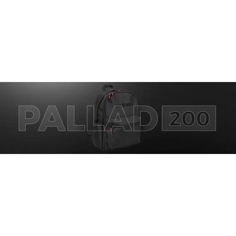 Kuprinė žaidimams Genesis GENESIS Palladium 200 – juoda, poliesteris, 140×280×400 mm
