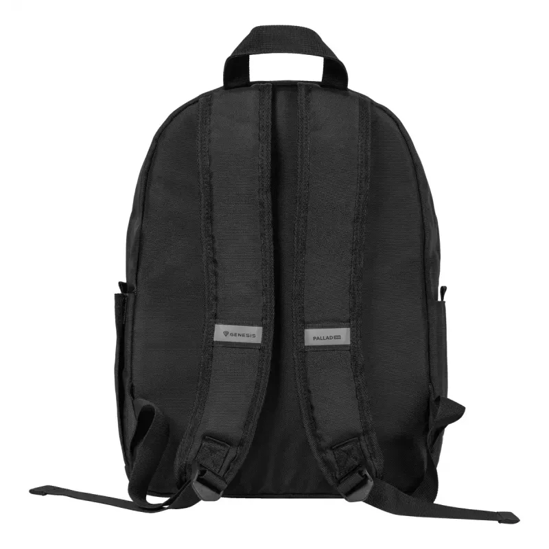 Kuprinė žaidimams Genesis GENESIS Palladium 200 – juoda, poliesteris, 140×280×400 mm
