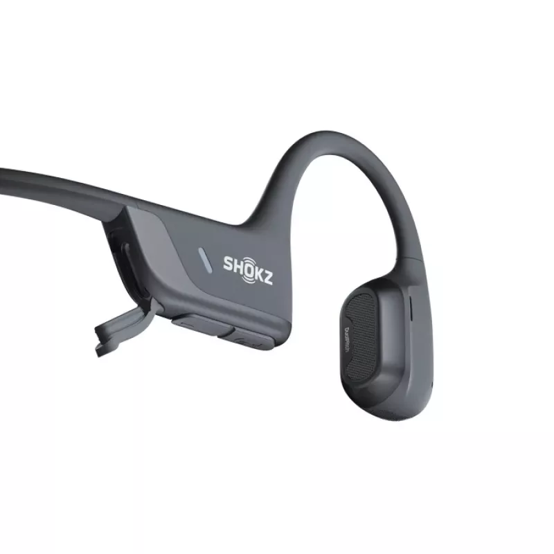 Ausinės Shokz OpenRun Pro 2 belaidės ausinės ant ausies, IP55, 12 h atkūrimo, Bluetooth 5.3, 150 mAh, juodos