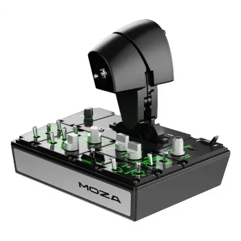 Moza Racing MTP Droselio skydelis, juodas, metalas, 15 bitų, 277 mm, 194 mm, 216 mm