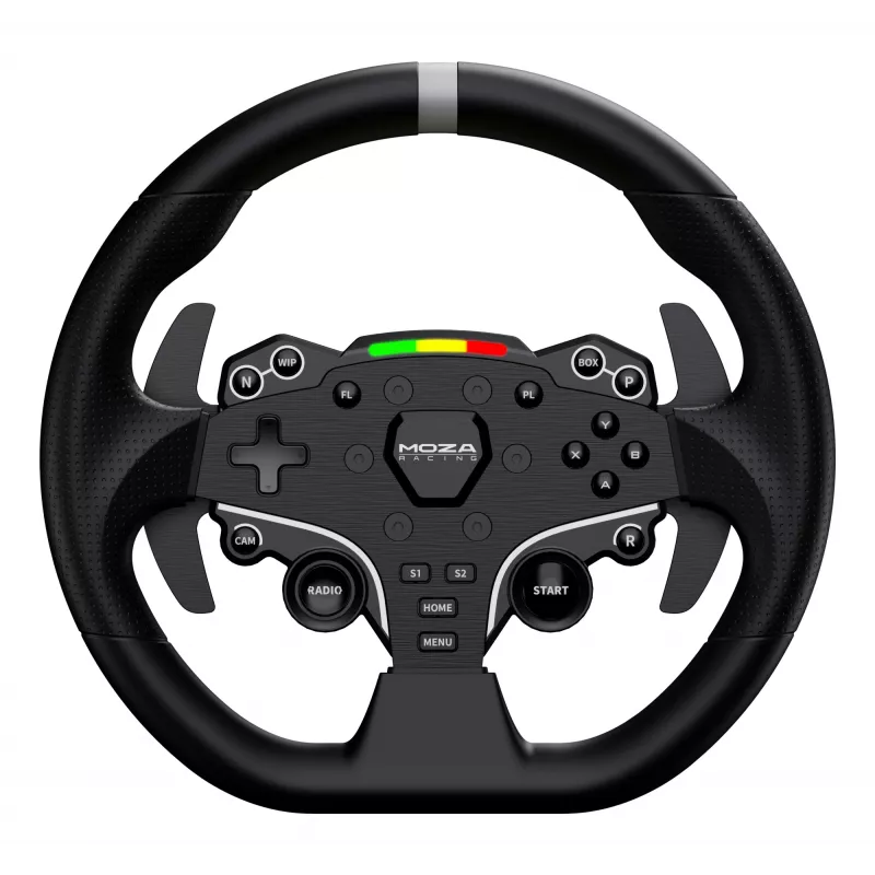 Moza Racing R3 Vairas ir Pedalai PC, Vairas + Pedalai, PC, Krypties rodyklė, Meniu mygtukas, Režimo mygtukas, Pauzės/Nustatymo mygtukas, Paleidimo mygtukas, Skaitmeninis, Neribotas, Tiesioginė pavara