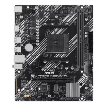 Pagrindinė plokštė ASUS PRIME A520M-R, AMD A520, Socket AM4, micro ATX