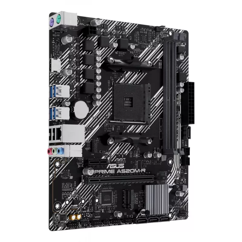 Pagrindinė plokštė ASUS PRIME A520M-R, AMD A520, Socket AM4, micro ATX