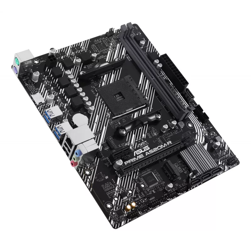 Pagrindinė plokštė ASUS PRIME A520M-R, AMD A520, Socket AM4, micro ATX
