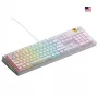 Mechaninė pilno dydžio (100%) laidinė klaviatūra GLORIOUS GMMK 3 HE — balta, USB, QWERTY, RGB