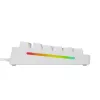 Mechaninė pilno dydžio (100%) laidinė klaviatūra GLORIOUS GMMK 3 HE — balta, USB, QWERTY, RGB