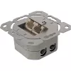 Sieninė lizdo dėžutė InLine Cat.6 2x RJ45 horizontali – paviršinis arba įleidžiamas montavimas