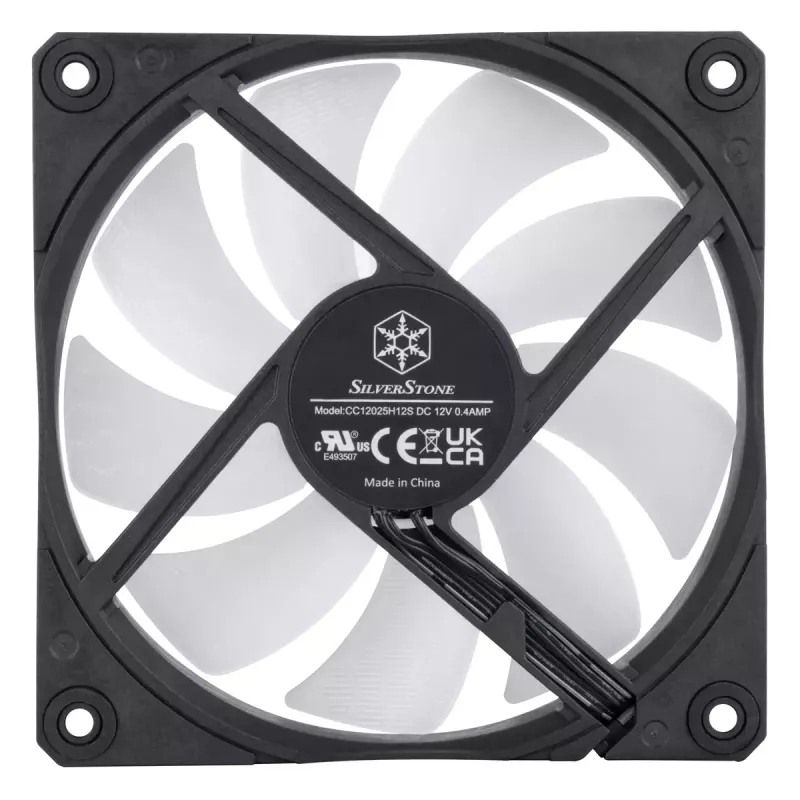 Ventiliatorius SilverStone Shark Force 120 ARGB 2500 RPM 4.66 mmH2O