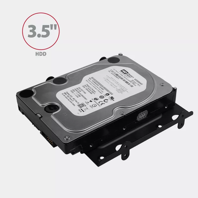 Axagon RHD-435 metalinis laikiklis 4x 2,5 colio arba 2x 2,5 colio HDD/SSD ir 1x 3,5 colio HDD į 5,25 colio lizdą