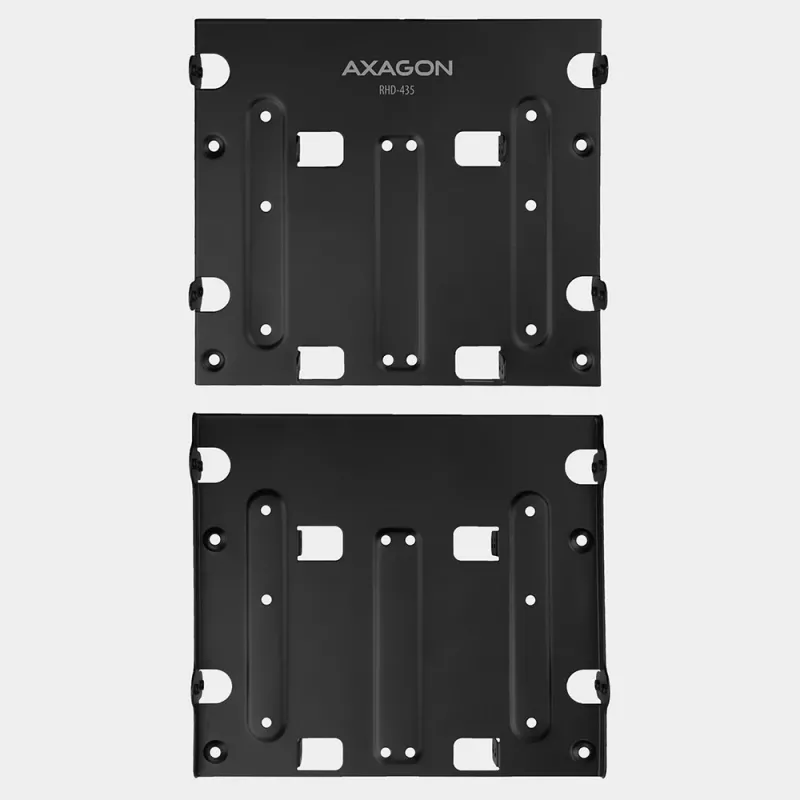 Axagon RHD-435 metalinis laikiklis 4x 2,5 colio arba 2x 2,5 colio HDD/SSD ir 1x 3,5 colio HDD į 5,25 colio lizdą