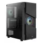 Aerocool Menace Saturn RGB Midi Tower Juodas