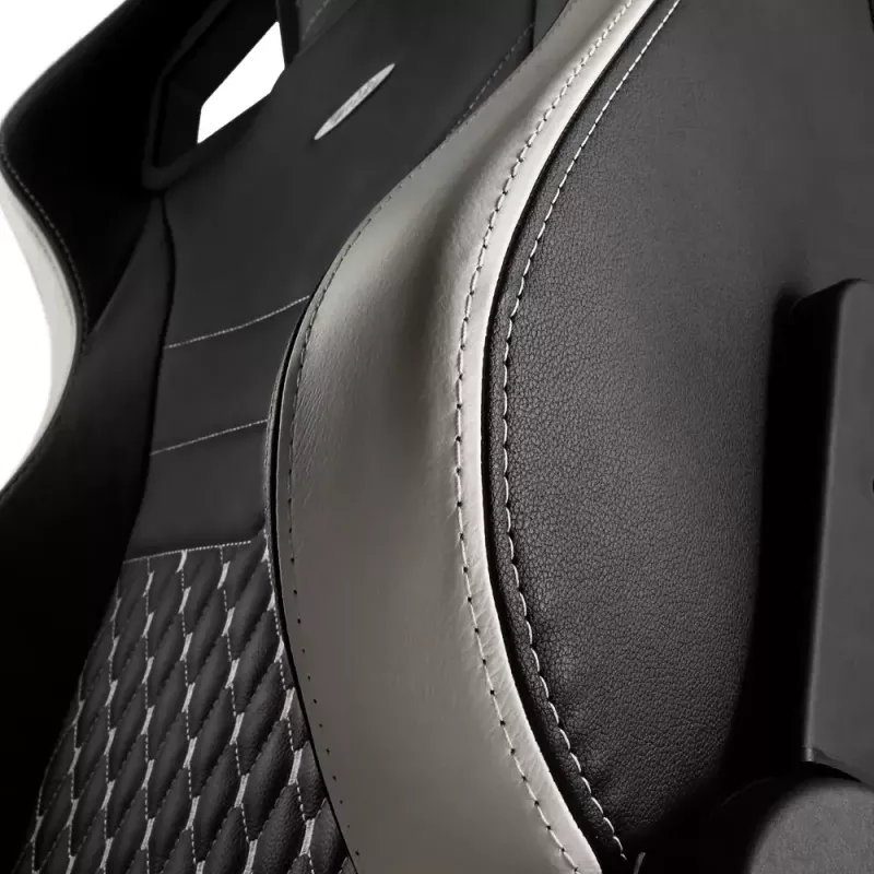 Žaidimų kėdė noblechairs EPIC – odinė sėdynė, max 120 kg, aukštis 131–141 cm, sėdynės plotis 56 cm, ratukai