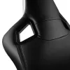 Žaidimų kėdė noblechairs EPIC – odinė sėdynė, max 120 kg, aukštis 131–141 cm, sėdynės plotis 56 cm, ratukai