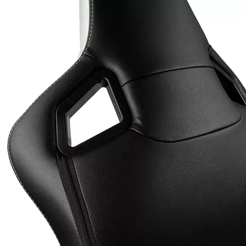 Žaidimų kėdė noblechairs EPIC – odinė sėdynė, max 120 kg, aukštis 131–141 cm, sėdynės plotis 56 cm, ratukai