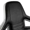 Žaidimų kėdė noblechairs EPIC – odinė sėdynė, max 120 kg, aukštis 131–141 cm, sėdynės plotis 56 cm, ratukai