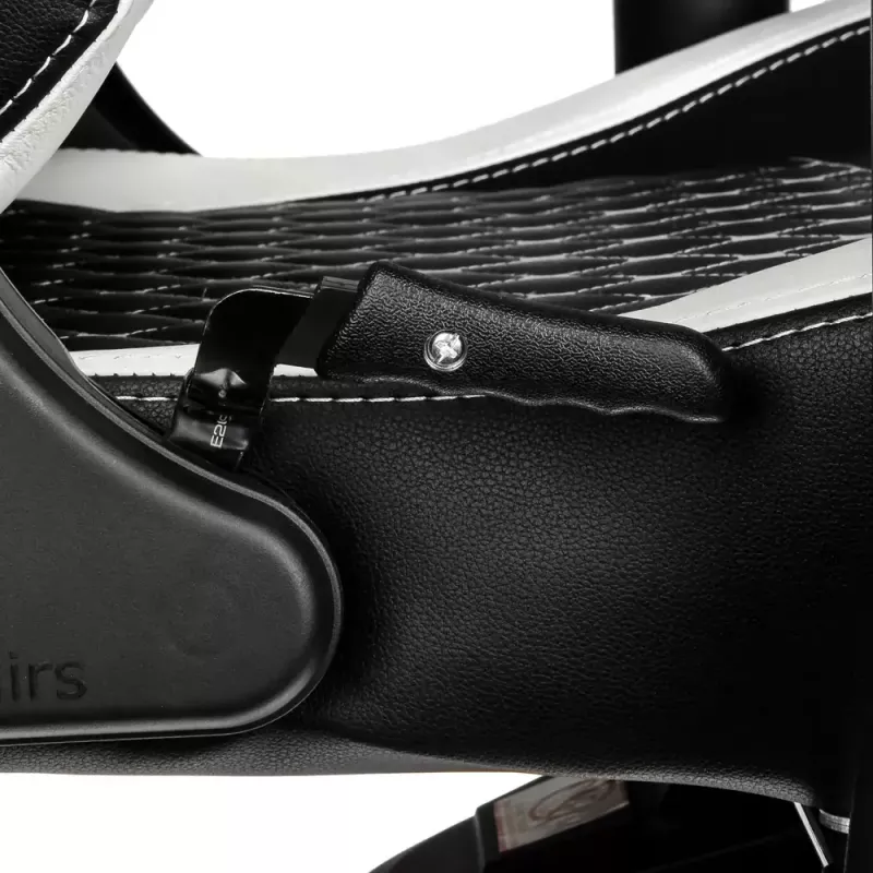Žaidimų kėdė noblechairs EPIC – odinė sėdynė, max 120 kg, aukštis 131–141 cm, sėdynės plotis 56 cm, ratukai