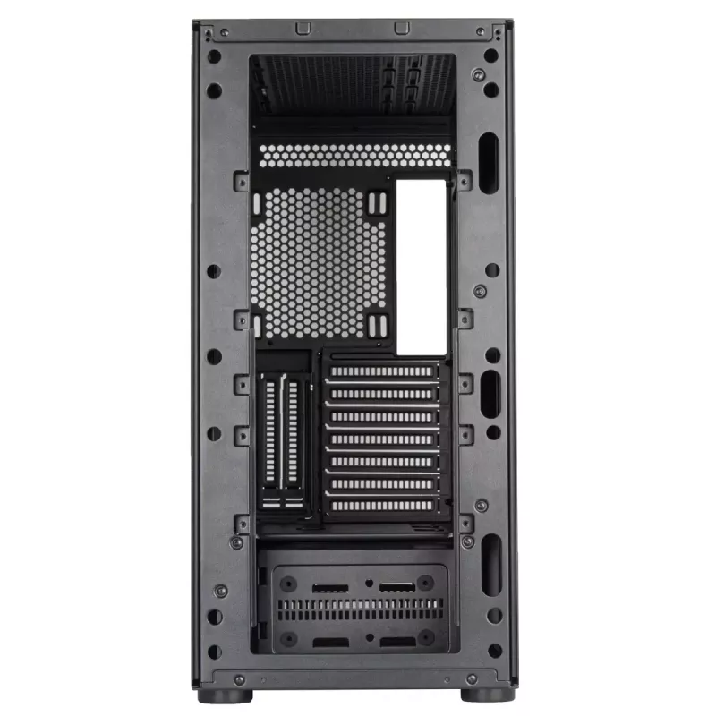 Korpusas PC Silverstone SETA D1 Midi Tower Juodas