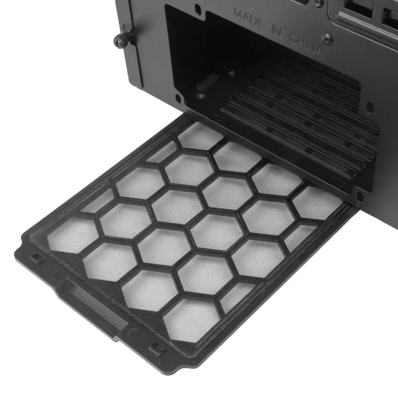 Korpusas PC Silverstone SETA D1 Midi Tower Juodas