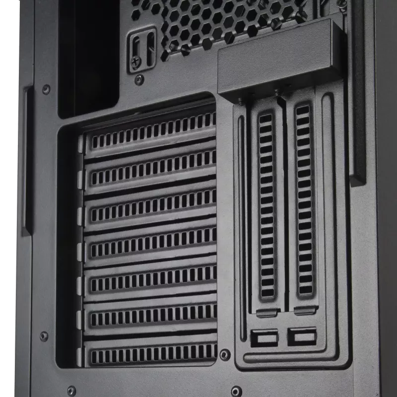 Korpusas PC Silverstone SETA D1 Midi Tower Juodas