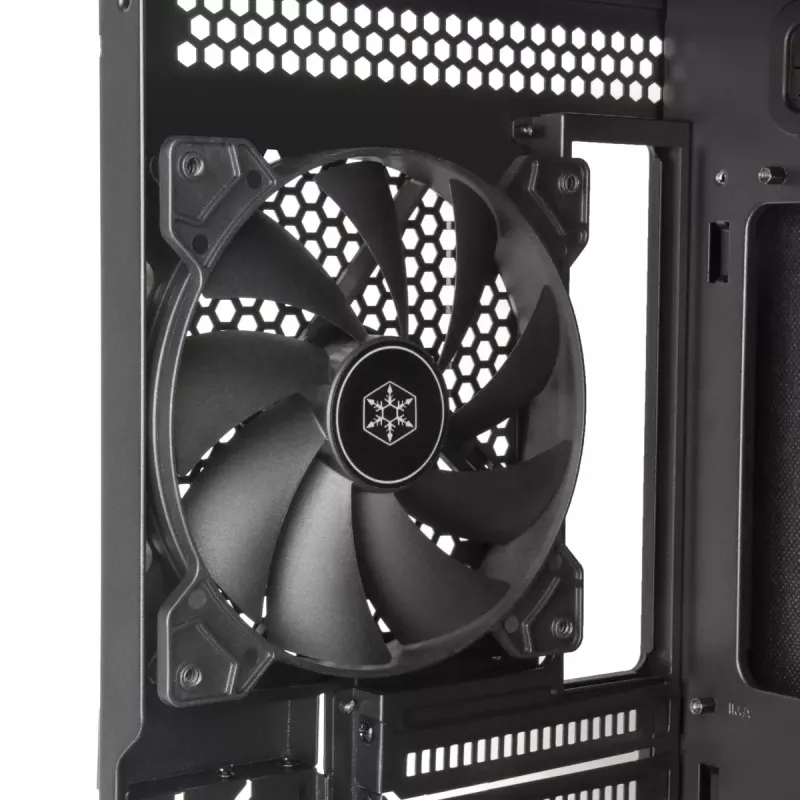 Korpusas PC Silverstone SETA D1 Midi Tower Juodas