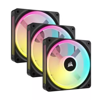 CORSAIR iCUE LINK QX120 RGB 120 mm ventiliatorių rinkinys su System Hub