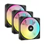 CORSAIR iCUE LINK QX120 RGB 120 mm ventiliatorių rinkinys su System Hub