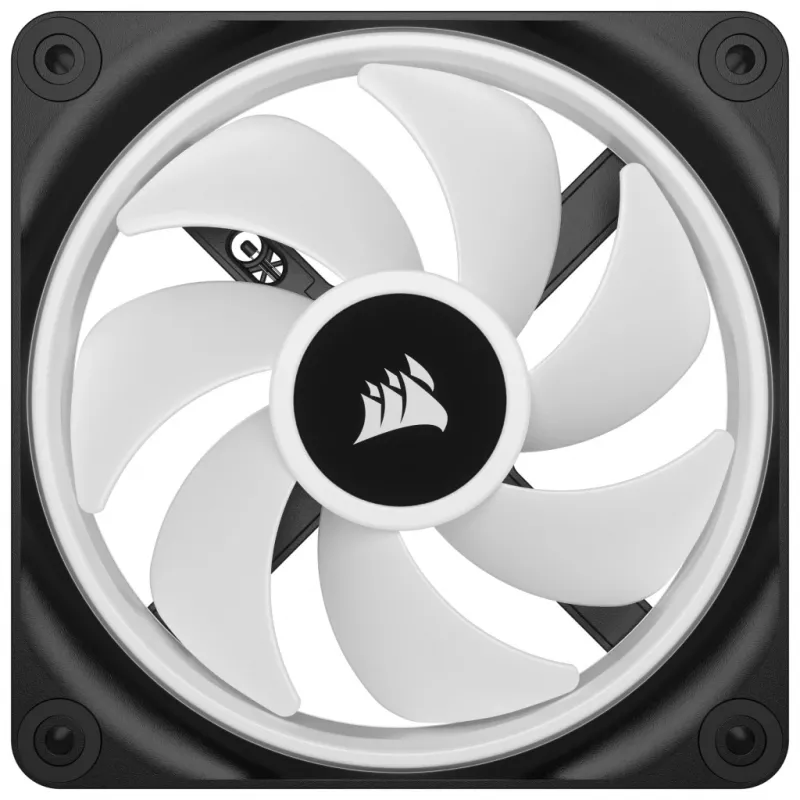 CORSAIR iCUE LINK QX120 RGB 120 mm ventiliatorių rinkinys su System Hub