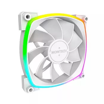 Ventiliatorius Montech RX120 PWM 12 cm 800-1600 RPM 27 dB Baltas