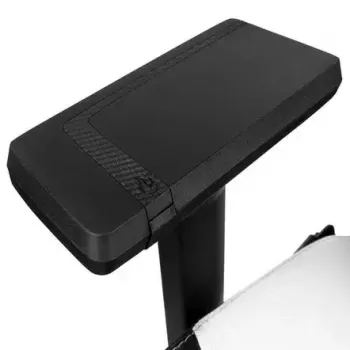 PC žaidimų kėdė Nitro Concepts X1000 su apmušalais Juoda Balta 135 kg