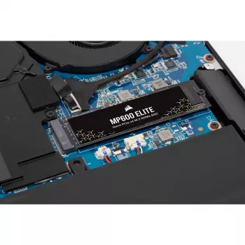Corsair MP600 Elite CSSD-F1000GBMP600ENH SSD diskas, 1 TB, M.2 2280, PCIe 4.0 x4 NVMe, 3D TLC, 256 bitų AES šifravimas