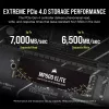 Corsair MP600 Elite CSSD-F1000GBMP600ENH SSD diskas, 1 TB, M.2 2280, PCIe 4.0 x4 NVMe, 3D TLC, 256 bitų AES šifravimas