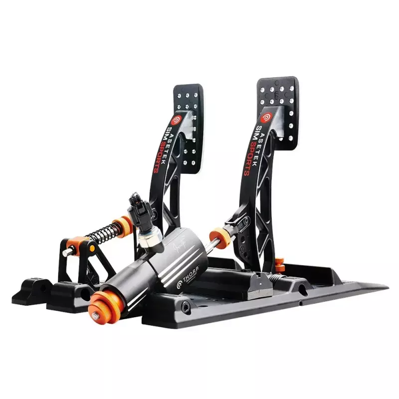 Asetek Invicta S sim racing dujų ir stabdžių pedalų rinkinys — modelis 40-010-0010006