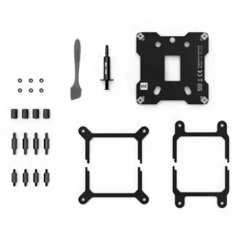 Vandens blokas Alphacool Core 1 Carbon, žalvaris, varis, nikelis, juodas, 72mm