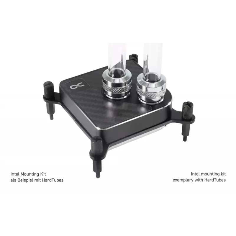 Vandens blokas Alphacool Core 1 Carbon, žalvaris, varis, nikelis, juodas, 72mm