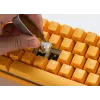 Ducky One 3 Yellow Mini klaviatūra žaidimams USB vokiškas mechaninis RGB