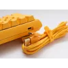 Ducky One 3 Yellow Mini klaviatūra žaidimams USB vokiškas mechaninis RGB