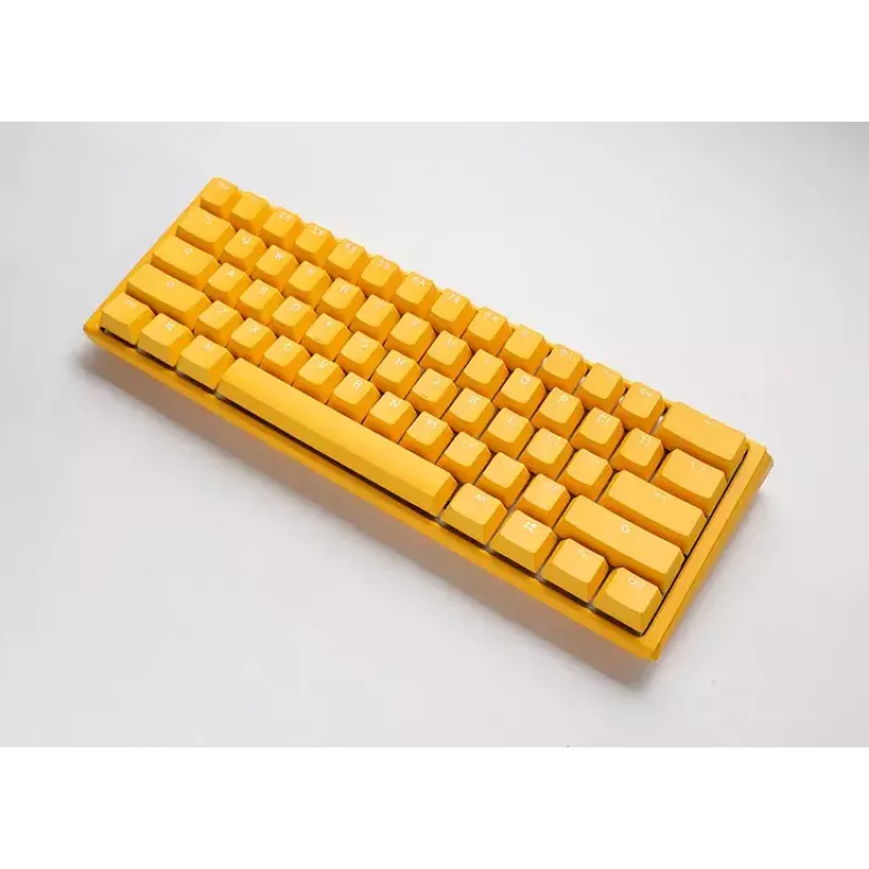 Ducky One 3 Yellow Mini klaviatūra žaidimams USB vokiškas mechaninis RGB