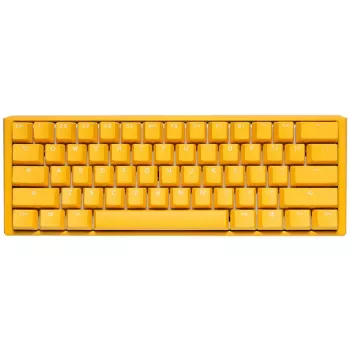 Ducky One 3 Yellow Mini klaviatūra žaidimams USB vokiškas mechaninis RGB