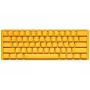 Ducky One 3 Yellow Mini klaviatūra žaidimams USB vokiškas mechaninis RGB