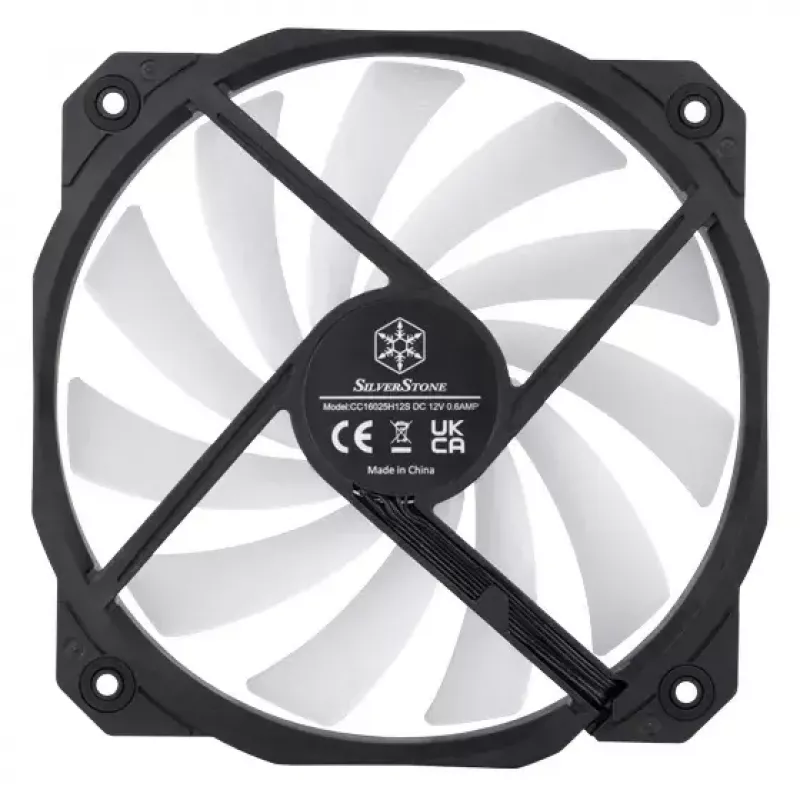Ventiliatorius SilverStone Shark Force 160 ARGB 1600 RPM, Fluid Dynamic Bearing