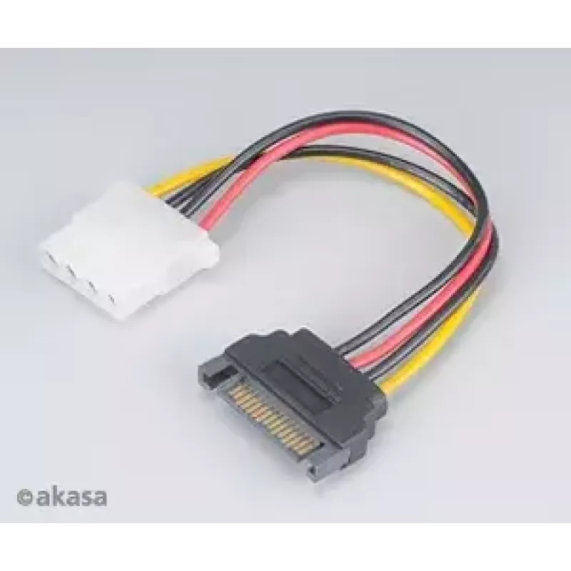 Akasa AK-CBPW03-KT02 SATA į Molex kabelis-adapteris (2 vnt.)