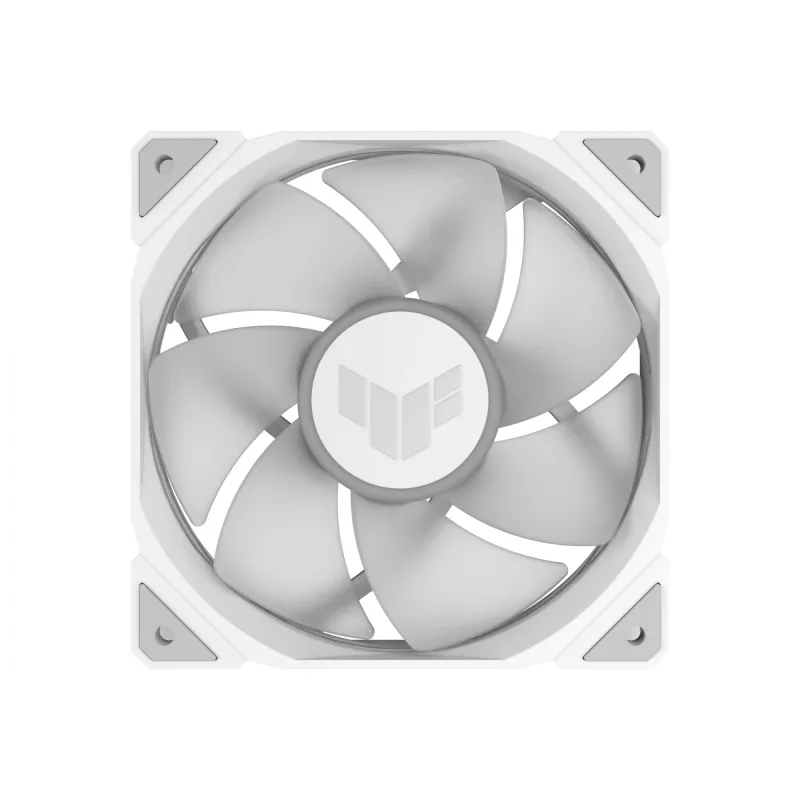 Aušintuvas ASUS TUF GAMING TR120 ARGB REVERSE 120 mm 2000 RPM Baltas, hidraulinis guolis, 76.3 CFM