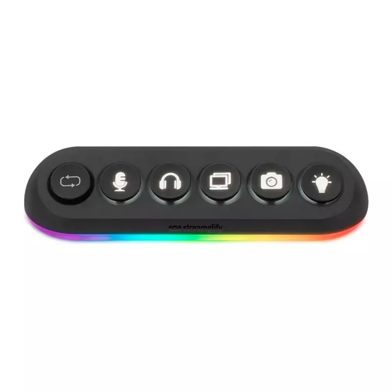 Streamplify HUB DECK 5 Black USB 2.0 USB 3.0 24W 1.8m