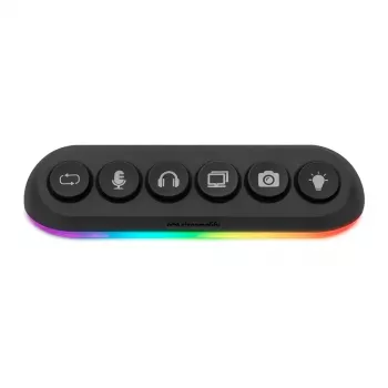 Streamplify HUB DECK 5 Black USB 2.0 USB 3.0 24W 1.8m