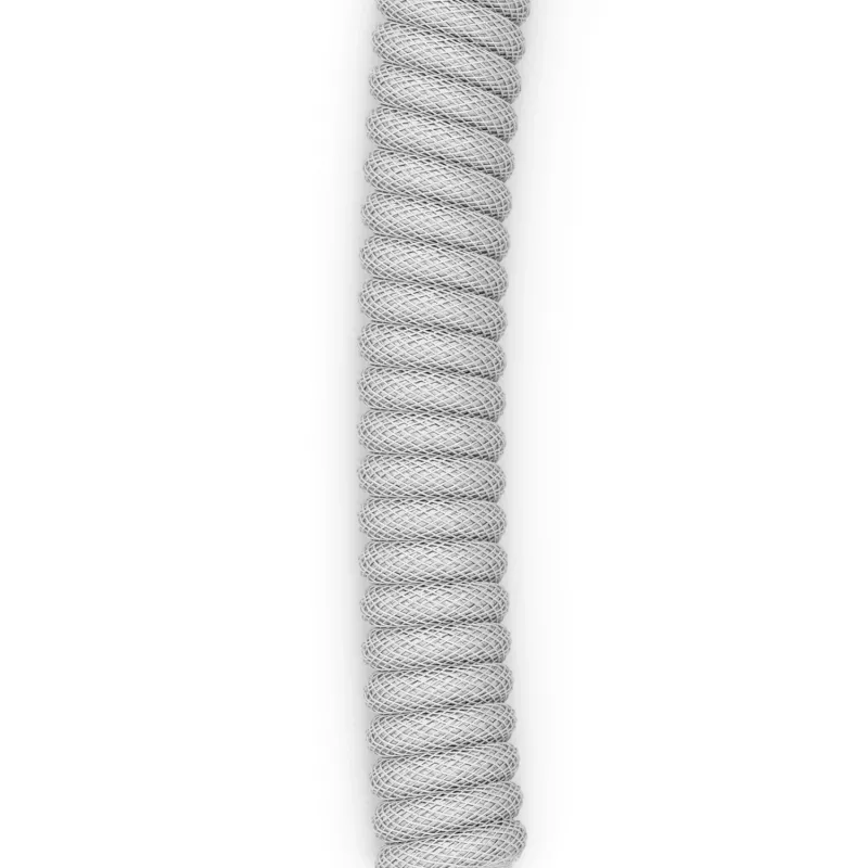 Suvyniota USB jungiamoji laido GLORIOUS GMMK Ghost White (GLO-KB-ACC-CBL-COIL-GWHT)