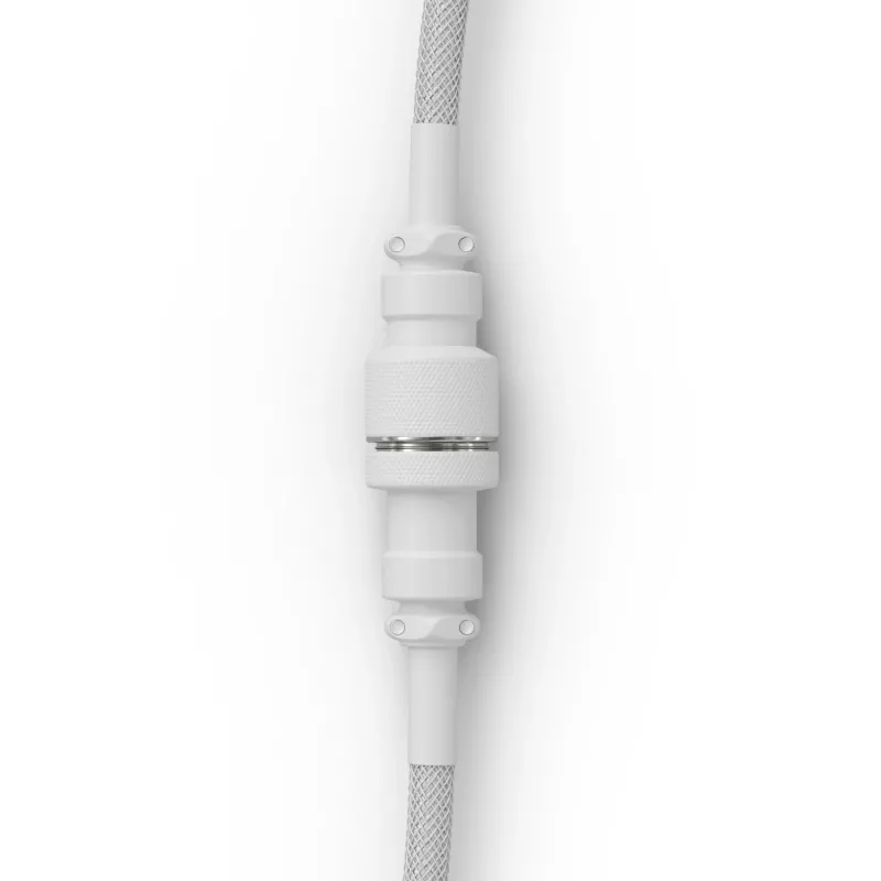 Suvyniota USB jungiamoji laido GLORIOUS GMMK Ghost White (GLO-KB-ACC-CBL-COIL-GWHT)