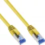 InLine Patch Laidas S/FTP PiMF Cat.6A halogen-free 500MHz geltonas 1m