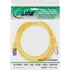 InLine Patch Laidas S/FTP PiMF Cat.6A halogen-free 500MHz geltonas 1m