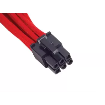 Prailginimo laidas PCI-E 6pin SilverStone SST-PP07-IDE6R 0,25m raudonas