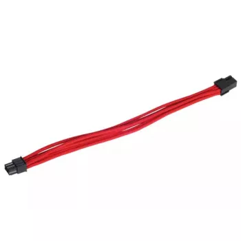 Prailginimo laidas PCI-E 6pin SilverStone SST-PP07-IDE6R 0,25m raudonas